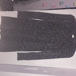 grey long sleeve dress